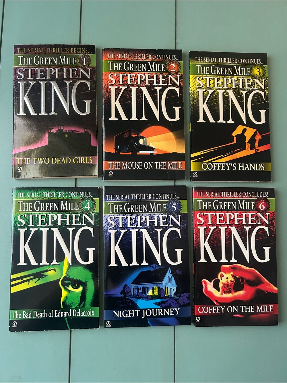 📚 THE GREEN MILE by Stephen King | Complete 1–6 Book Series | 6-Book Set 📚